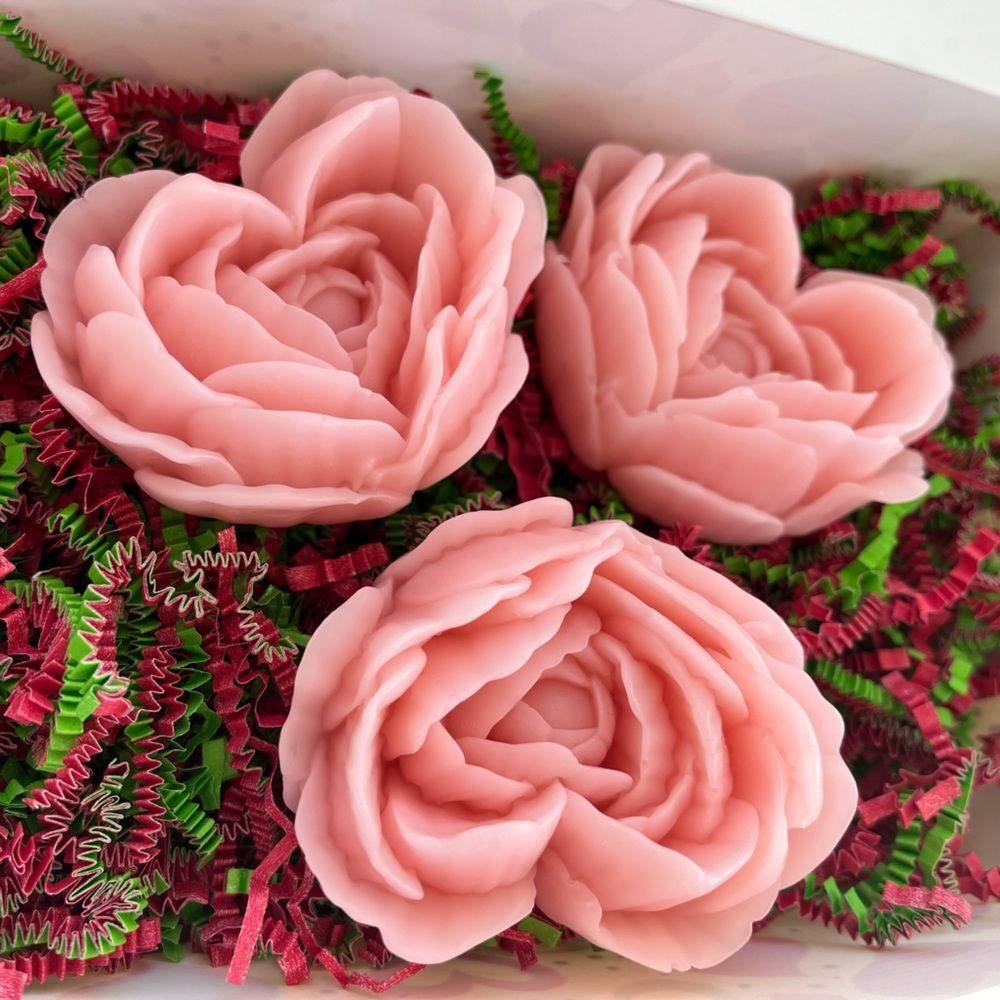 3 Piece Handmade Goat's Milk Soap Valentine's Day Box
